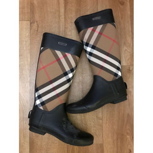 bottes caoutchouc burberry