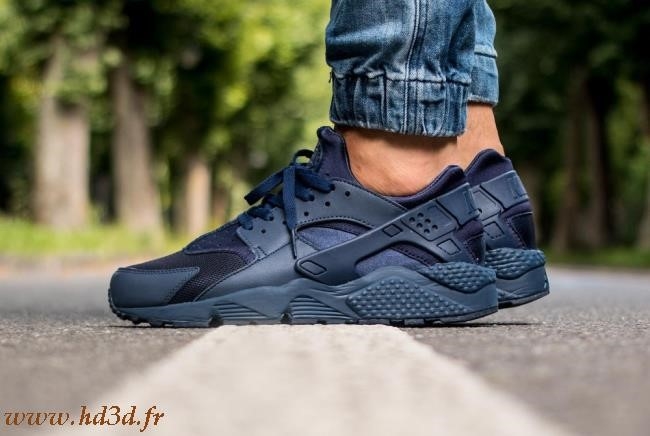 nike huarache bleu marine