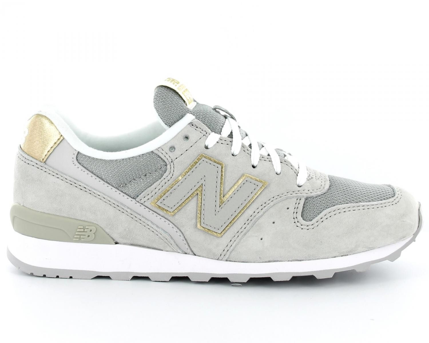 new balance grise et or