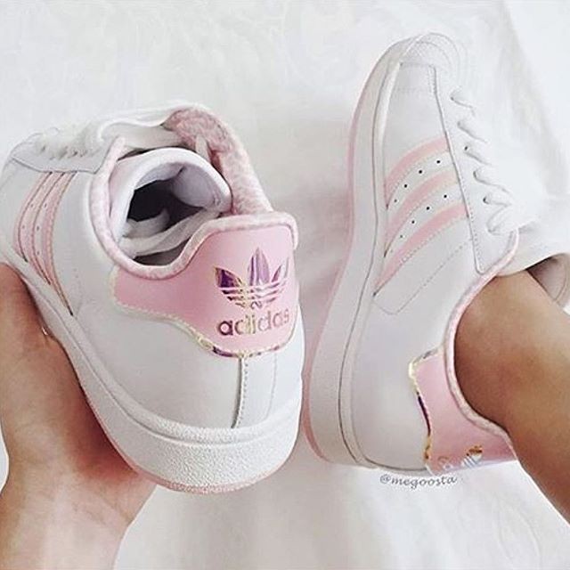 adidas superstar rose pastel